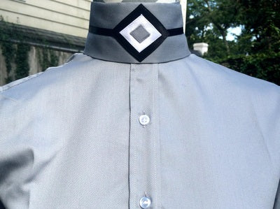 Gray: 2 Collars - Size 34