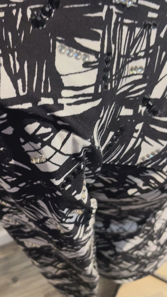 Jolene's Designs Black and White - Size Large
