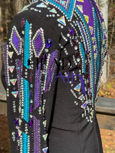 Load image into Gallery viewer, Showtime Show Clothing Purple, Teal &amp; Silver Hsmp Shirt - X-Large
