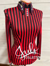 Load image into Gallery viewer, Juls Collection Red &amp; Black Day Shirt

