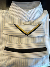 Load image into Gallery viewer, White Base w/Gold &amp; Black Stripes - 2 Collars  - Size 40 (1)
