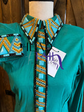 Load image into Gallery viewer, Buffalo Rose by Rachel Green &amp; Turquoise Day Shirt - Small
